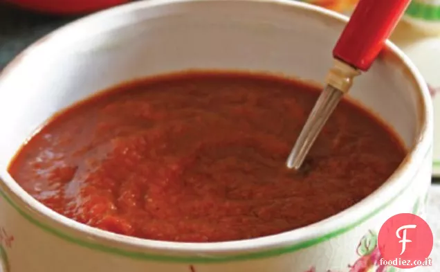 Ricetta fatta in casa di ketchup di pomodoro fresco