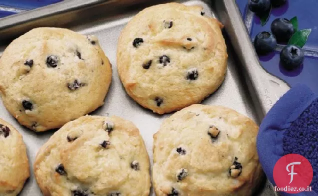 Top di muffin ai mirtilli selvatici