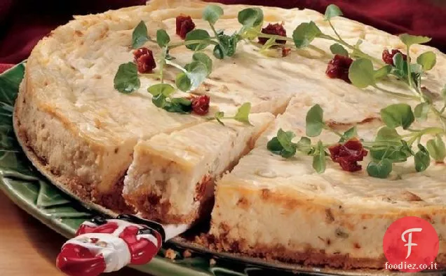 Havarti e Cheesecake al pomodoro essiccato al sole