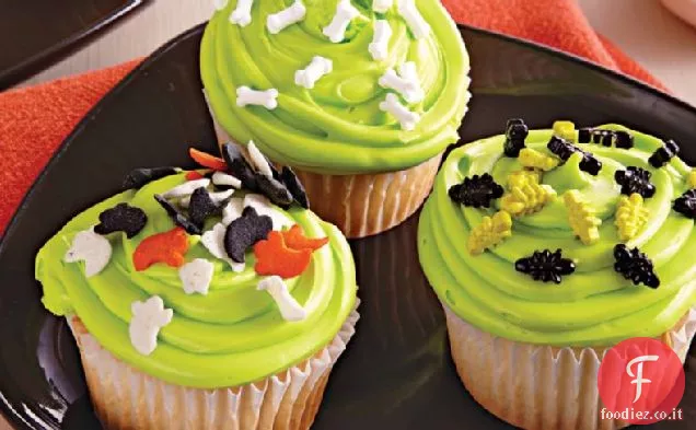 Cupcakes di melma verde