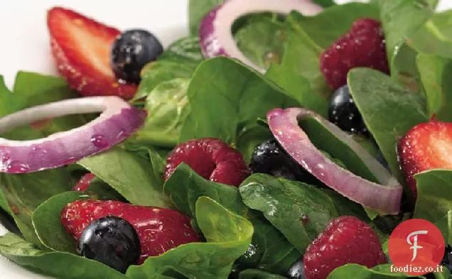 Insalata di spinaci tri-Berry