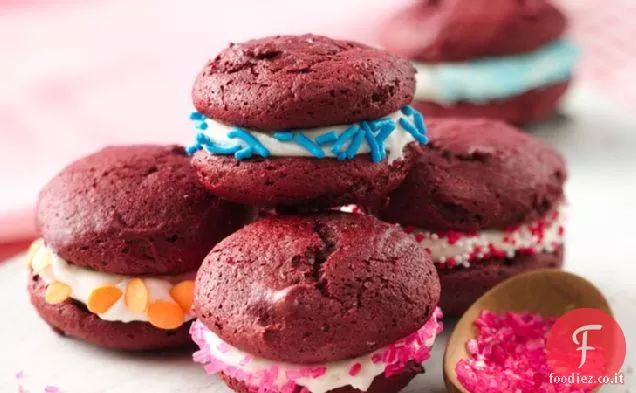 Velluto rosso Whoopie Pie Poppers