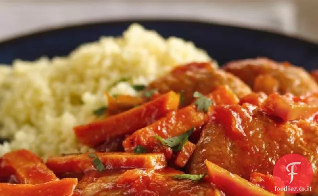 Couscous e Patate Dolci con carne di Maiale