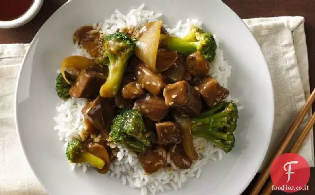 Slow-Cooker Facile manzo e broccoli