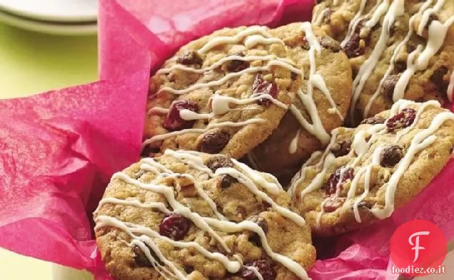 Biscotti al mirtillo al doppio cioccolato