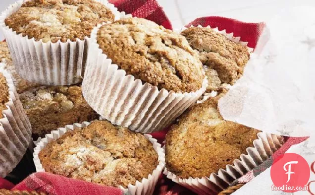 Muffin di crusca di pan di zenzero