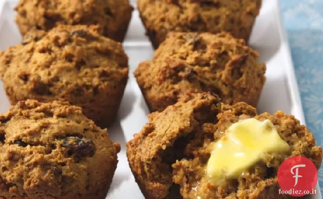 Muffin di crusca di latticello-Uvetta