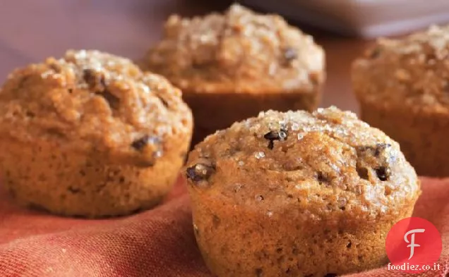 Muffin di crusca di zucca