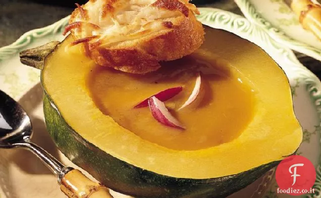 Zuppa di zucca e lenticchie