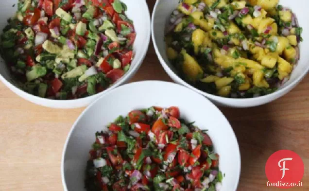 Trio di salsa fresca