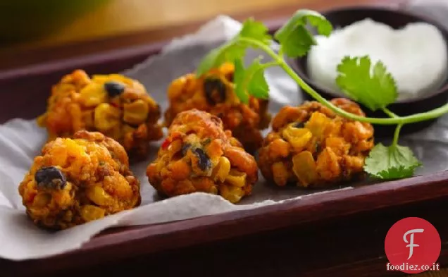Chorizo piccante-Palline di formaggio