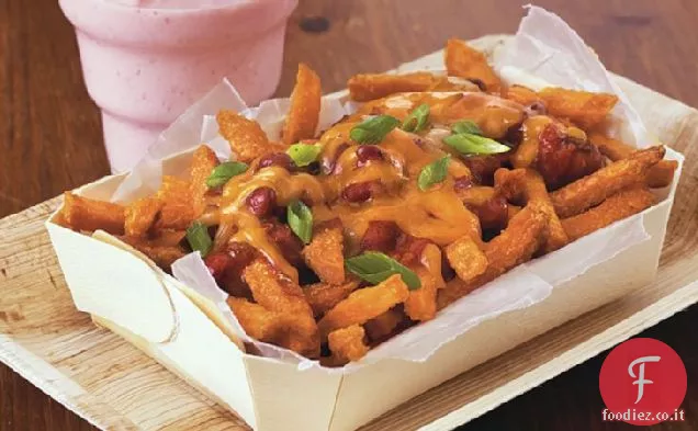 Patatine fritte di patate dolci al peperoncino