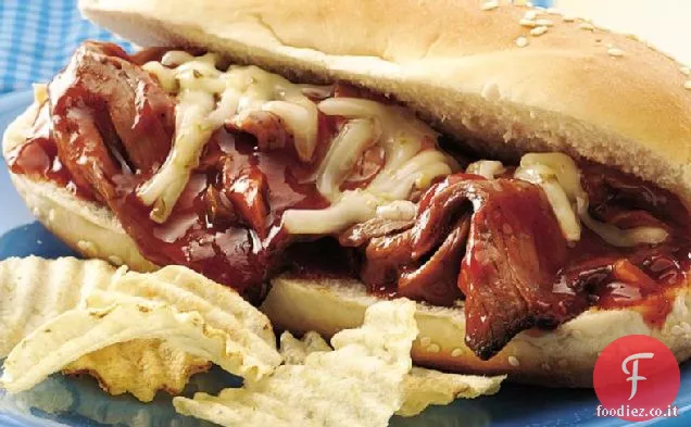 Panini piccanti alla brace con Roast Beef