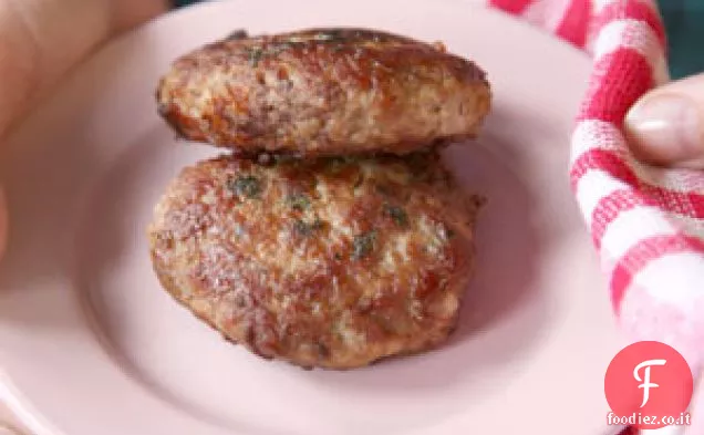 Tortini di salsiccia per la colazione