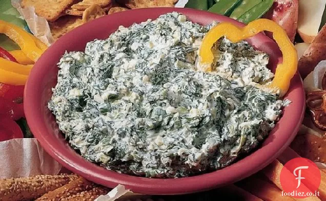 Salsa di spinaci salata