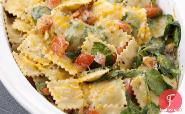 Ravioli al Pesto al Forno