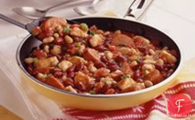 Stufato di salsiccia e fagioli