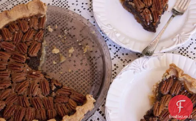 Torta di noci pecan al cioccolato messicano