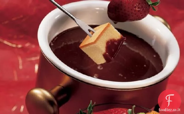 Fonduta di tartaruga al cioccolato per due
