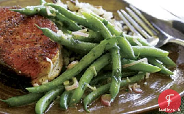 Fagiolini con Vinaigrette di Senape e dragoncello