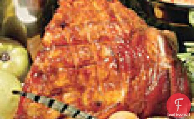 Prosciutto vecchio stile con zucchero di canna e glassa di senape