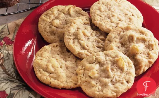 Biscotti di noce di cocco-Macadamia gommosi