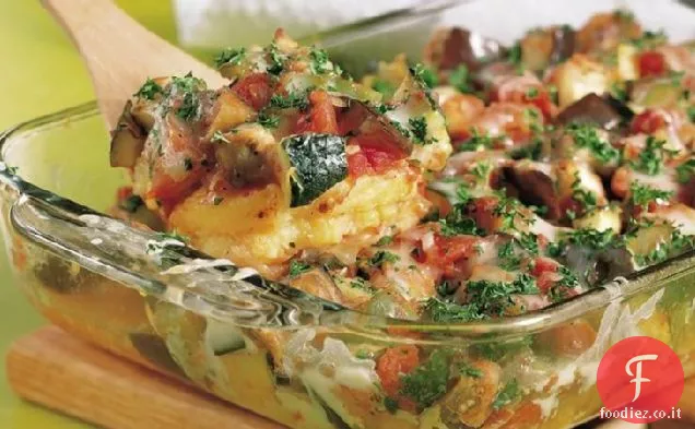 Torta di polenta Ratatouille