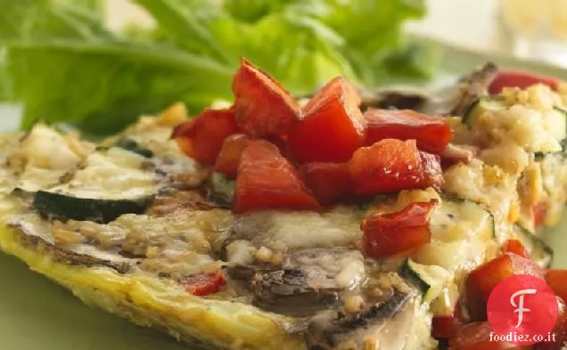 Frittata Italiana con Pomodori Vinaigrette