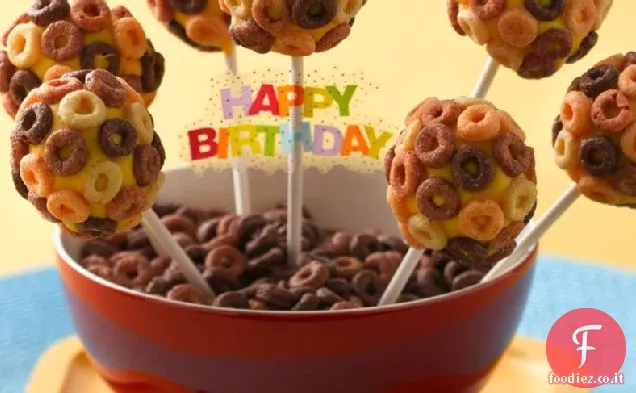 Cheerios® Banana Cake Pops
