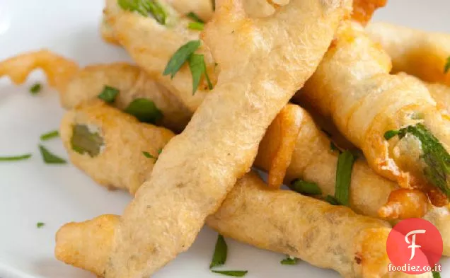 Asparagi pastellati di birra