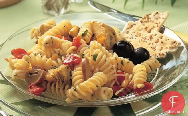Insalata di pasta al carciofo e Pepe