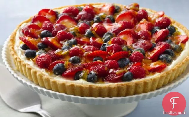 Crostata di bacche glassate