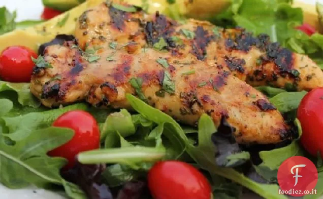 Tequila-Lime Pollo con miele pioggerellina