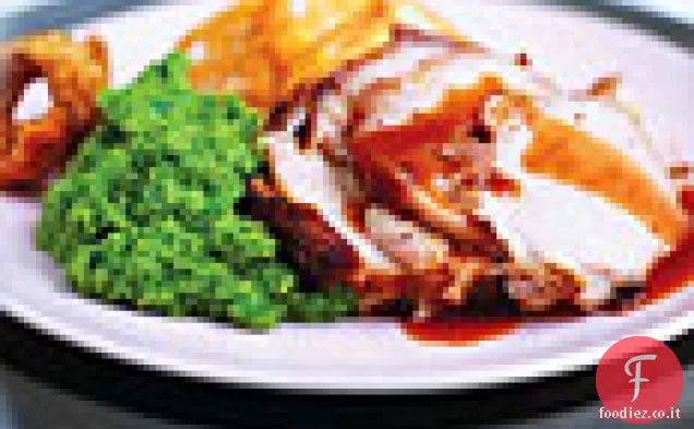 Senape Finocchio Lombo di maiale con salsa di Cumberland Pan