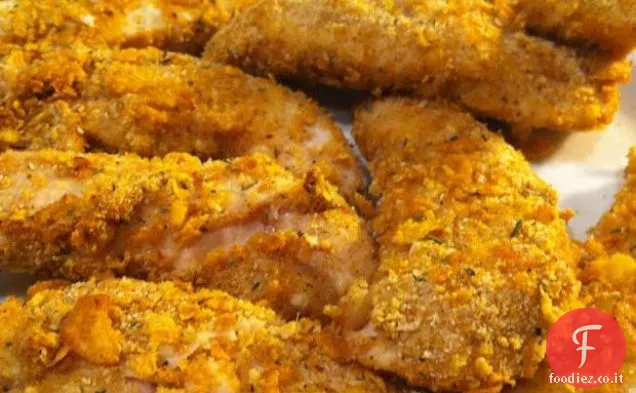 Superbowl Series-Dita di pollo fritto al forno con miele Mustar