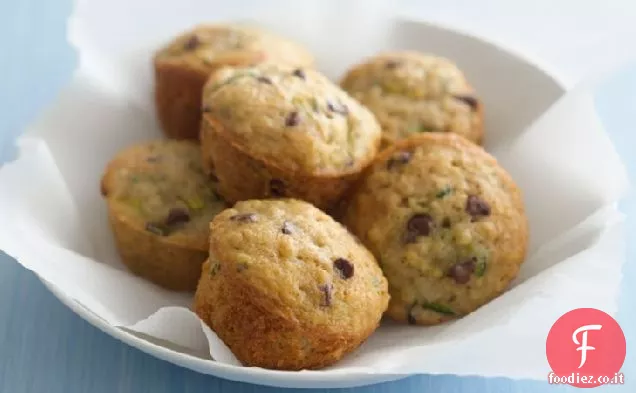 Zucchine-Mini Muffin al cioccolato