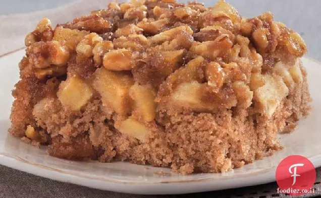 Torta di mele e spezie capovolta