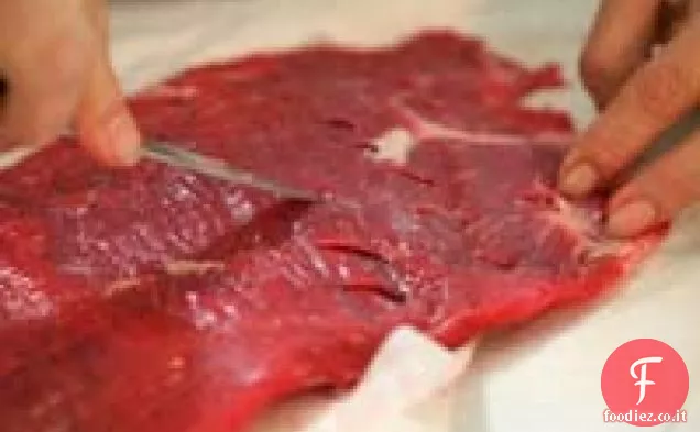 Bistecca al fianco in padella facile e veloce