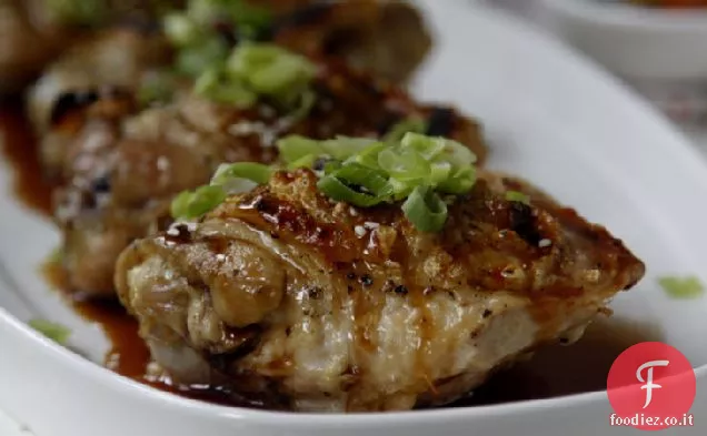 Pollo asiatico di soia arancione