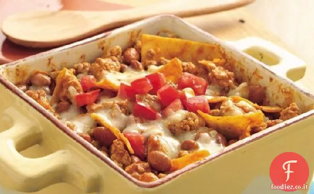 Casseruola di maiale e fagioli messicani