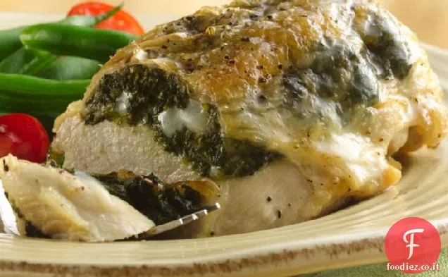 Petti di pollo ripieni con Gouda e spinaci