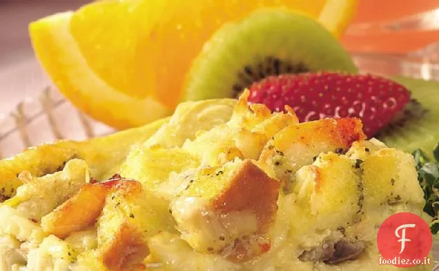 Pesce e formaggio Brunch Cuocere