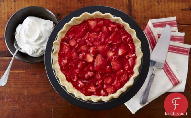 Torta di fragole fresche