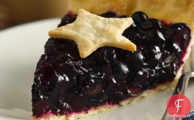 Torta di mirtilli freschi