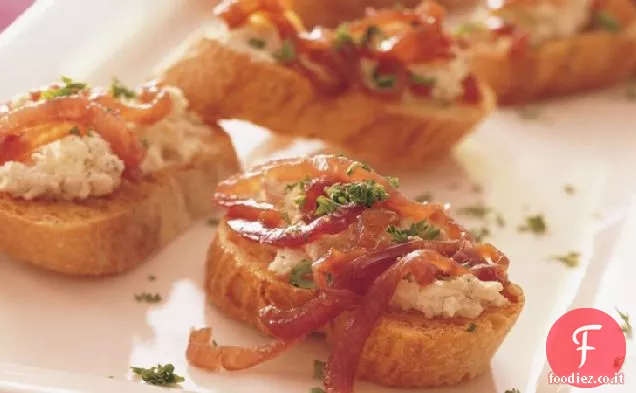 Bruschetta di Cipolla Caramellata