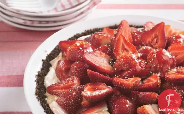 Torta di fragole decadente