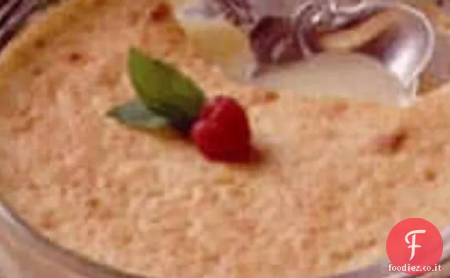 Torta di budino al limone impertinente