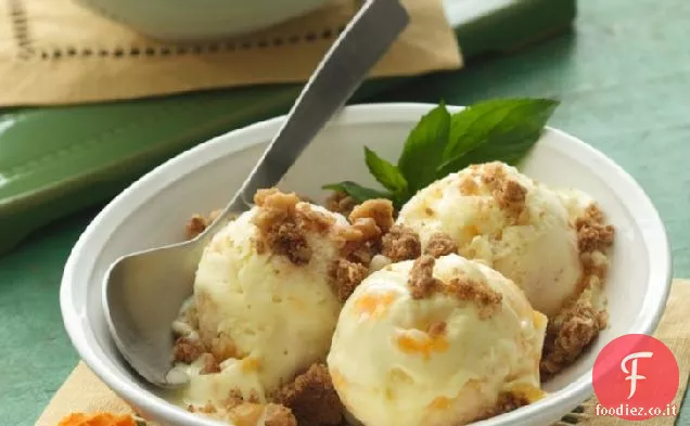 Gelato alla pesca Cobbler