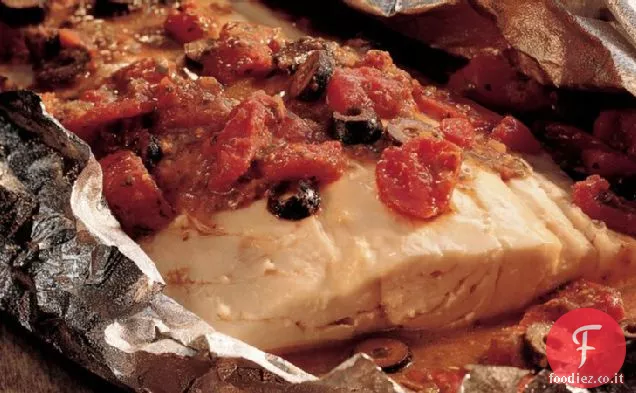Confezione di pesto di pesce alla griglia