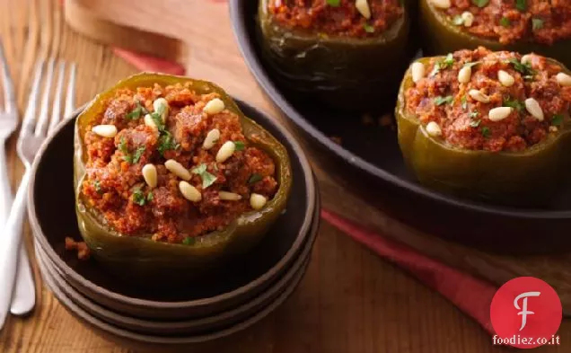 Couscous a cottura lenta-Peperoni ripieni